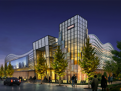 希尔顿酒店售楼部（地产景观）